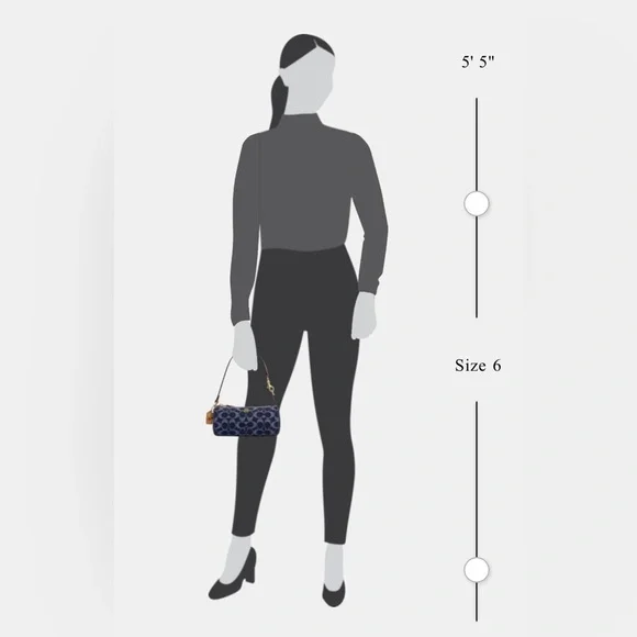 ✨SOLD✨COACH 🍒 💙 Nolita Barrel Bag In Signature Denim - Picture 15 of 15